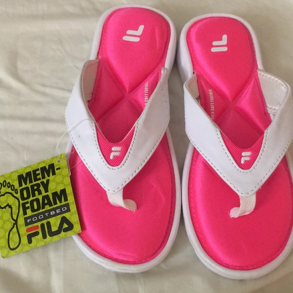fila memory foam sandals